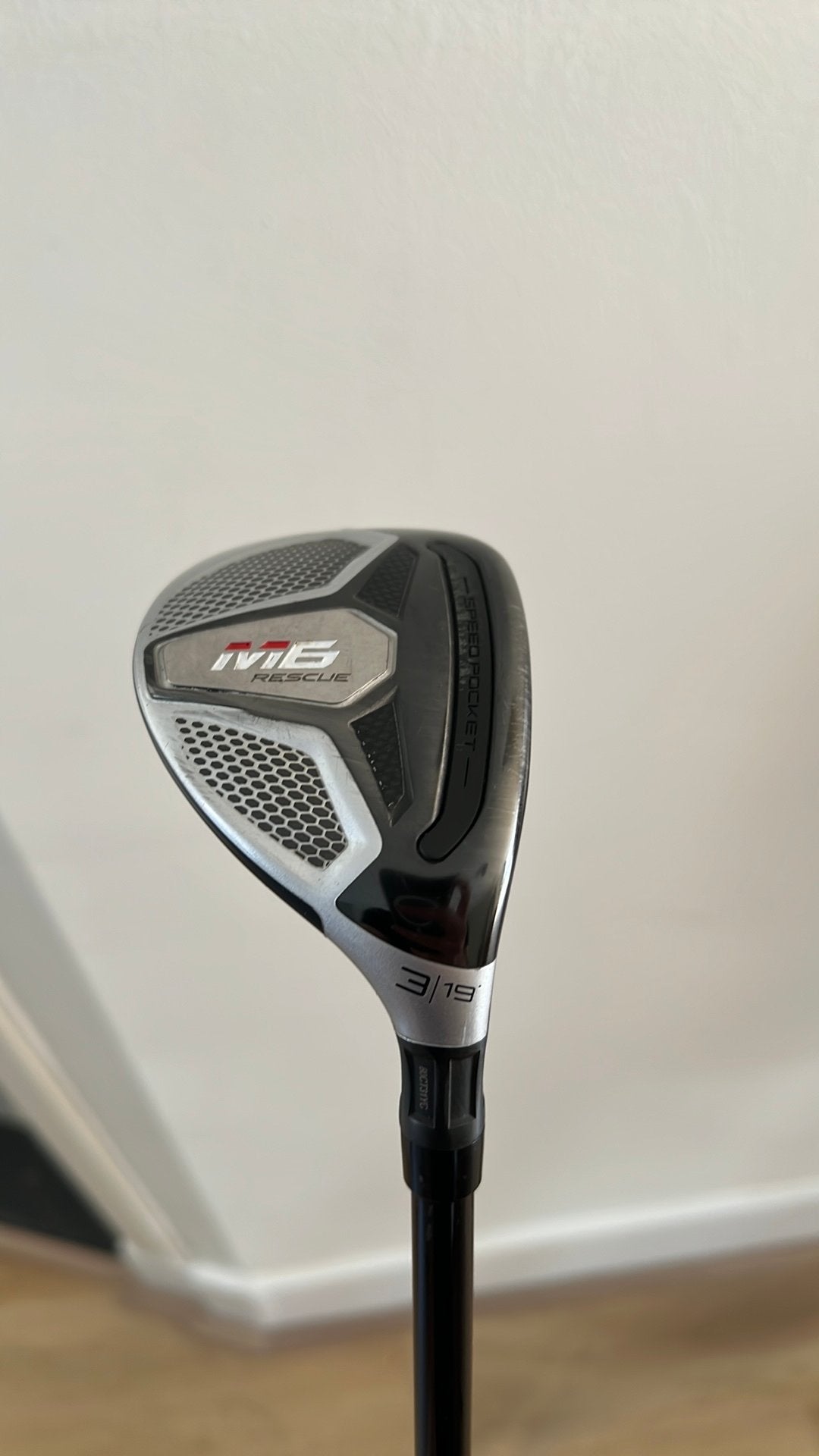 Taylormade M6 Hybride 3 19gr - Stiff, Ophalen, Zo goed als nieuw, Club
