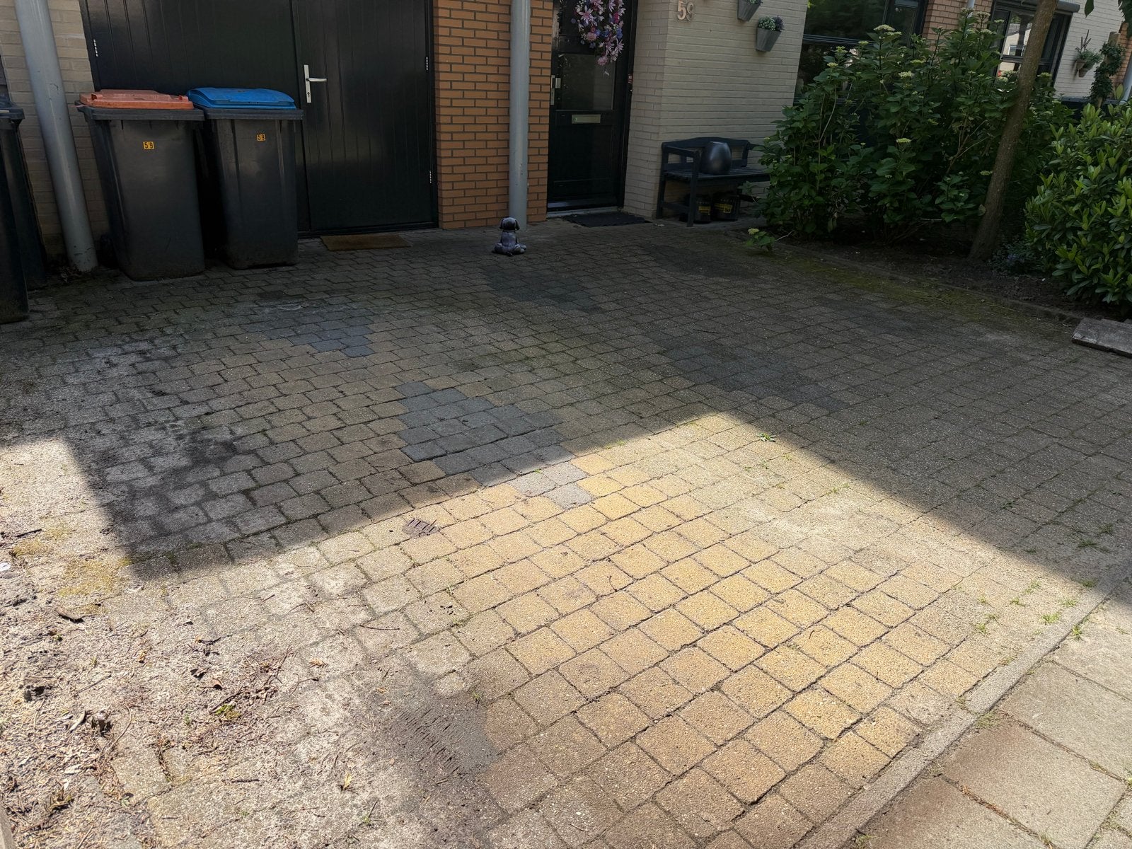Gebruikte betontegels voor oprit of tuinpad, Ophalen, Overige materialen, Gebruikt, Minder dan 20 cm