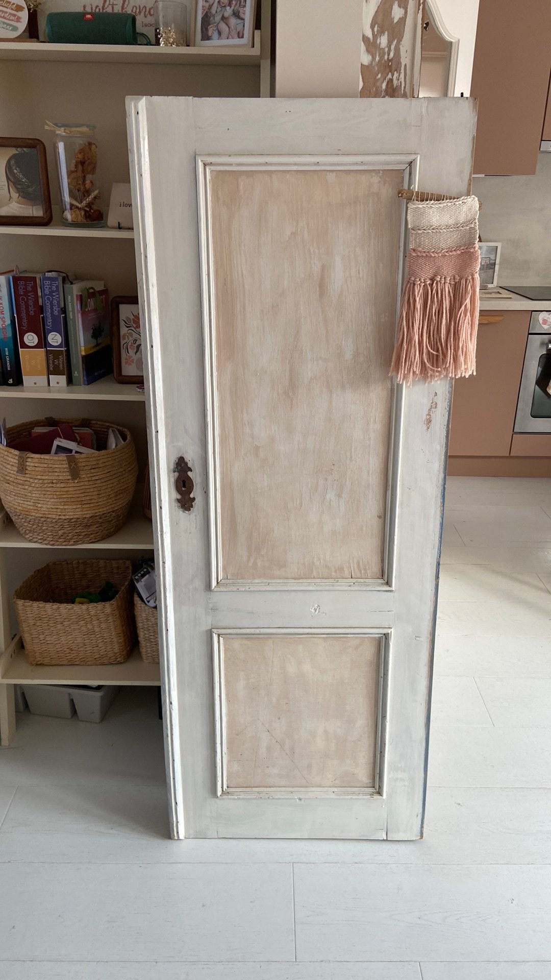 Vintage brocante deur, Huis en Inrichting, Ophalen, Gebruikt