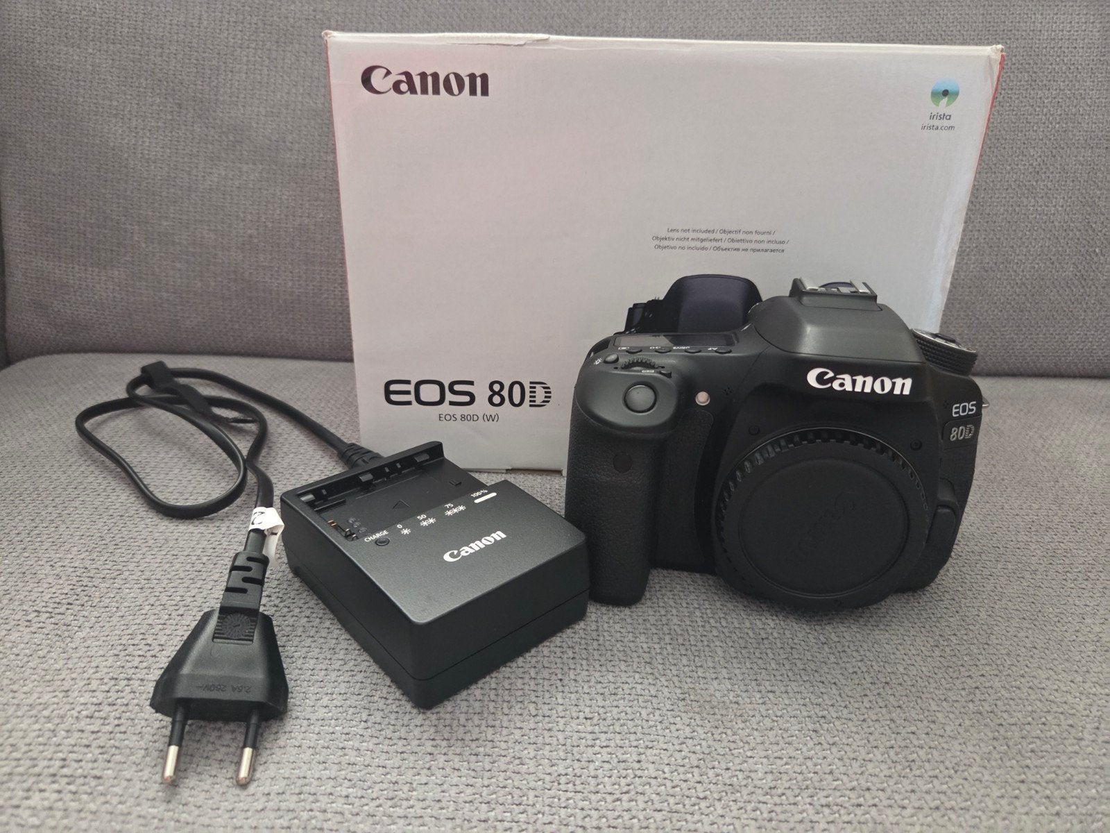 Canon EOS 80D spiegelreflexcamera, Accu, Spiegelreflex, Ophalen of Verzenden, Zo goed als nieuw