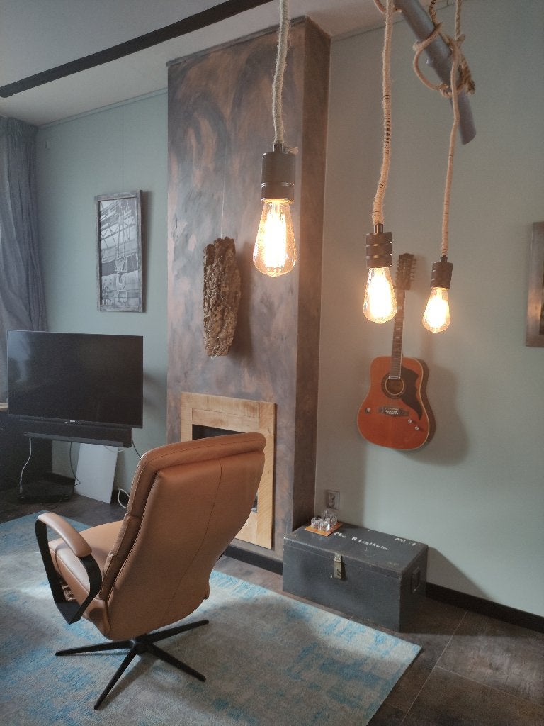 Boomlamp die is hartstikke leuk!, Ophalen, Hip en industrieel, Nieuw, Hout