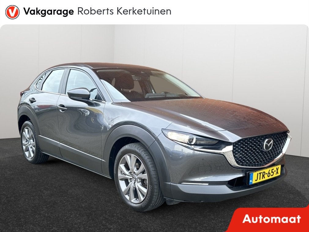 Mazda CX-30 2.0 e-SkyActiv 150PK Automaat Verwarmd stuur en, Stof, Gebruikt, 4 cilinders, Bedrijf