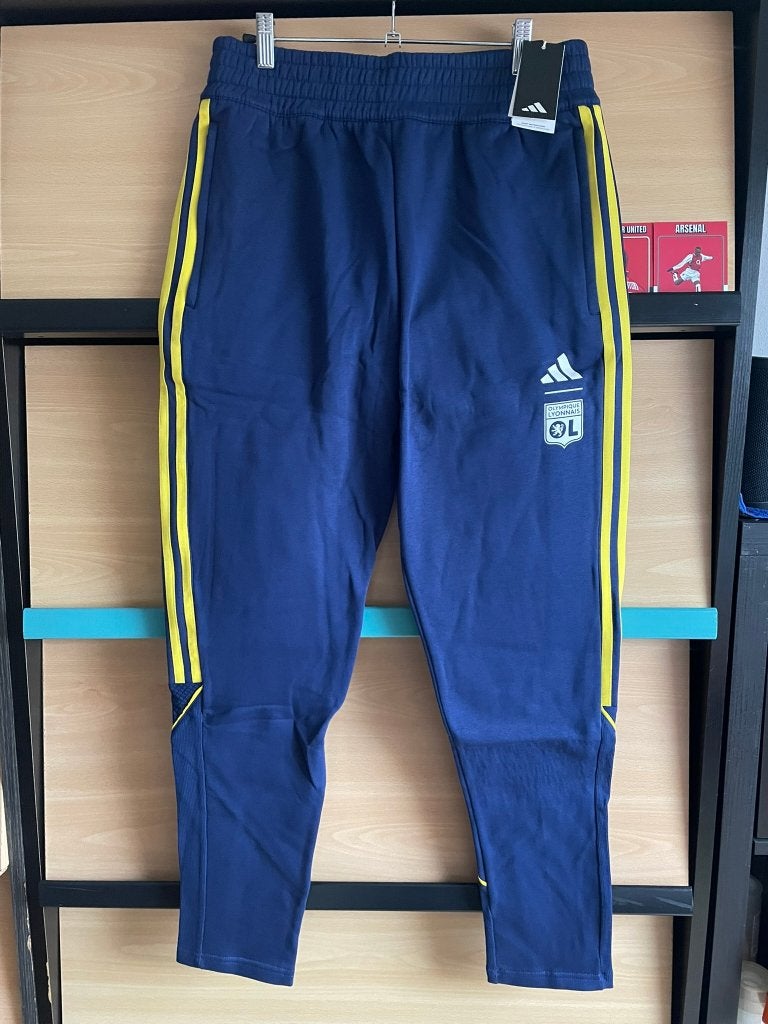 Olympique Lyon Adidas Trainingsbroek Nieuw Maat M Blauw, Nieuw, Ophalen of Verzenden, Adidas, Voetbal
