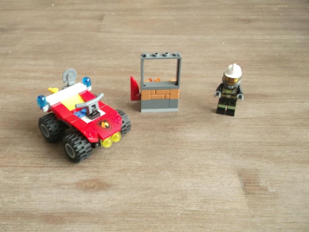 lego brandweer 60105 fire atv (2016), Ophalen of Verzenden, Gebruikt, Complete set, Lego