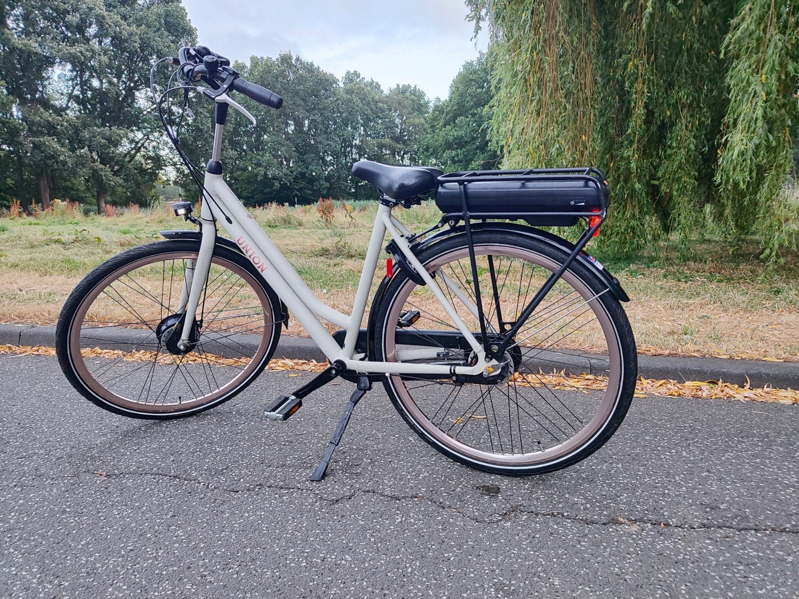 Union E-Curb  43V, Fietsen en Brommers, Elektrische fietsen, Gebruikt, Overige merken, 47 tot 51 cm, Ophalen