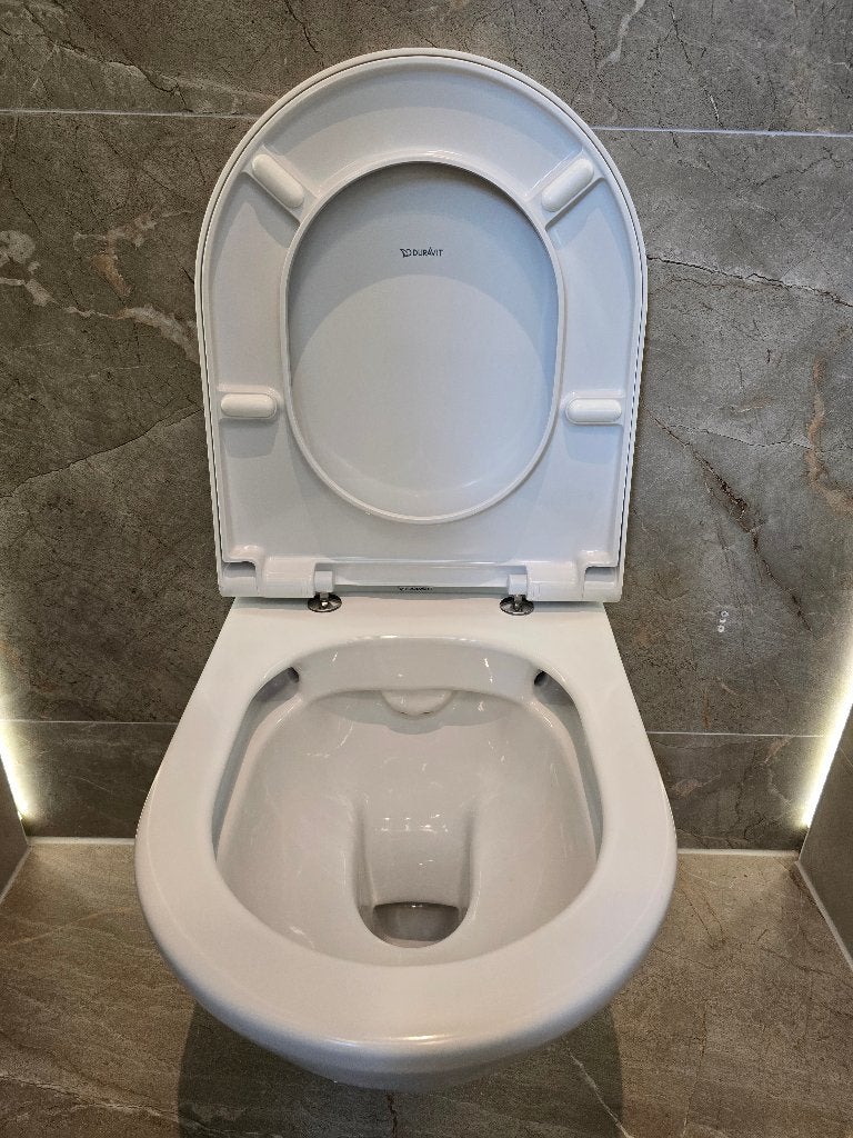 Showroommodel Duravit D-Neo toilet –glans of mat wit, Ophalen, Nieuw, Toilet