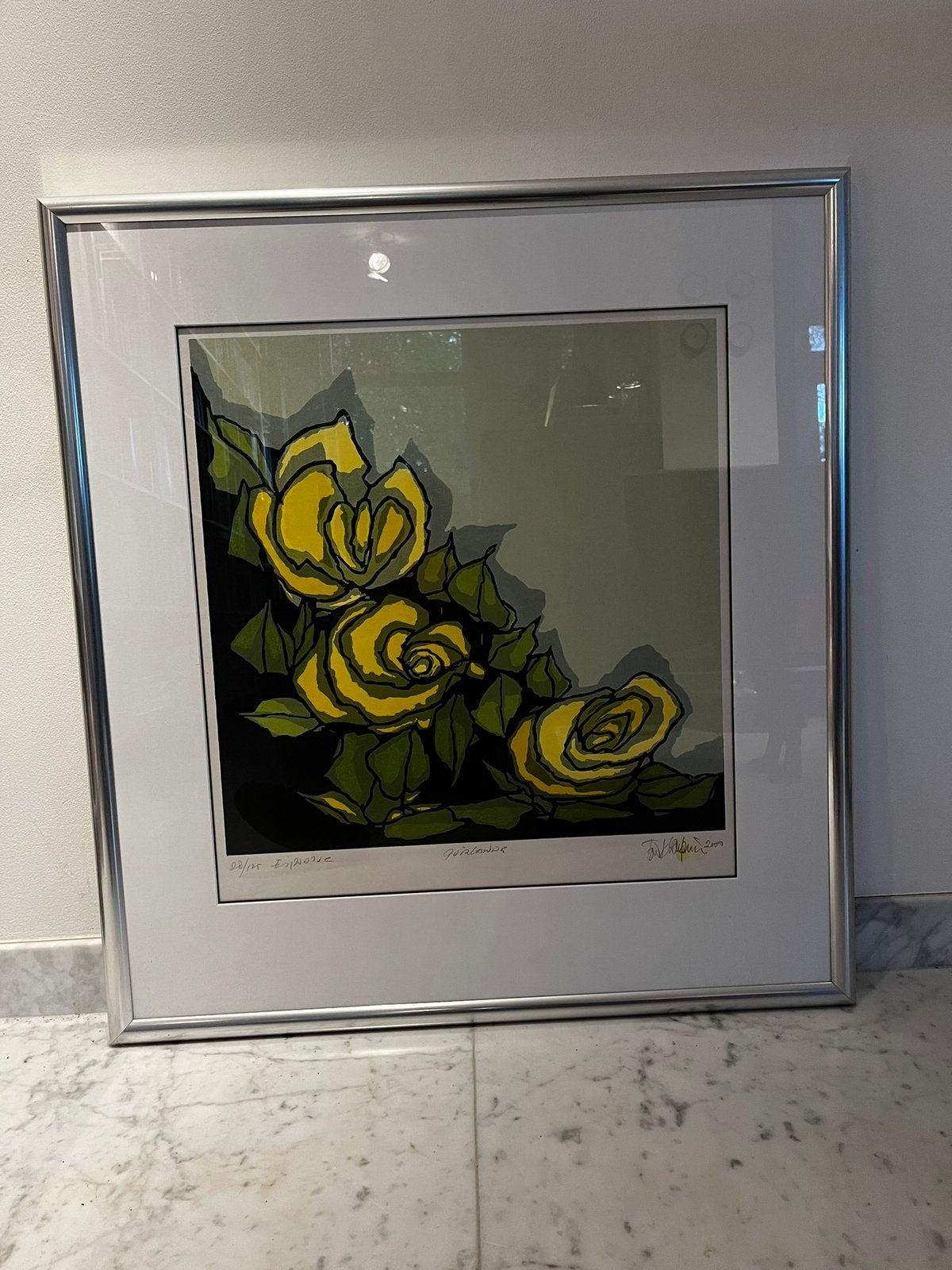 Fon Klement Gele rozen, Ophalen
