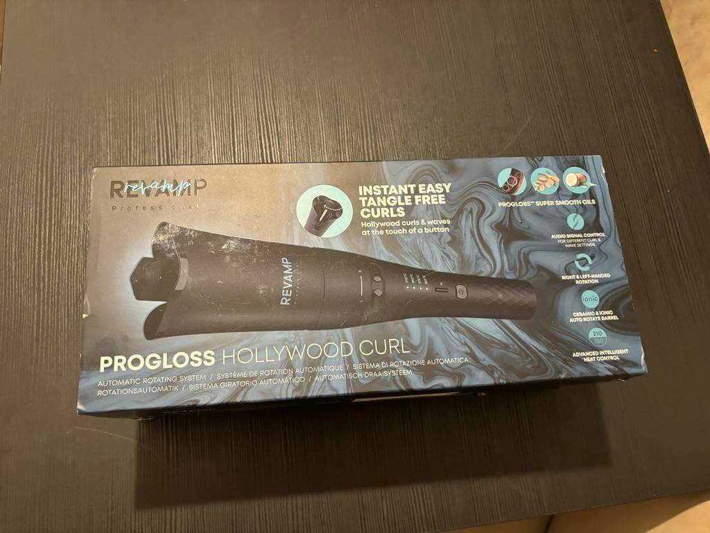 Revamp Progloss Hollywood Curl Automatische Krultang - Nieuw, Ophalen of Verzenden, Nieuw