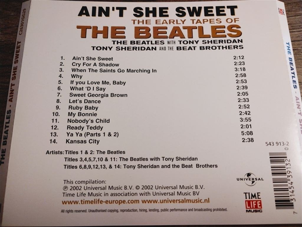 The Beatles - The Early Tapes Of [Time Life Music], Ophalen of Verzenden, Zo goed als nieuw