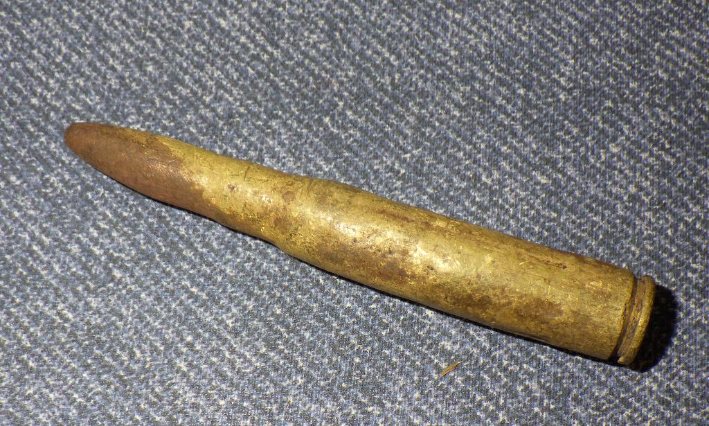 exercitiepatroon 7,9mm K98k bodemvondst 8x57 WO2 Duitsland, Verzamelen, Ophalen of Verzenden, Landmacht, Duitsland, Hulzen of Bodemvondsten
