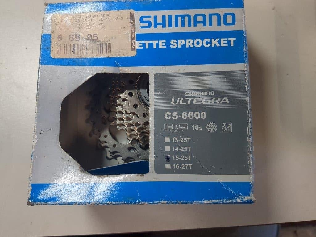 Shimano Ultegra CS-6600 Casette Sprocket 15-25T 10 speed, Fietsen en Brommers, Fietsonderdelen, Ophalen of Verzenden, Nieuw, Racefiets
