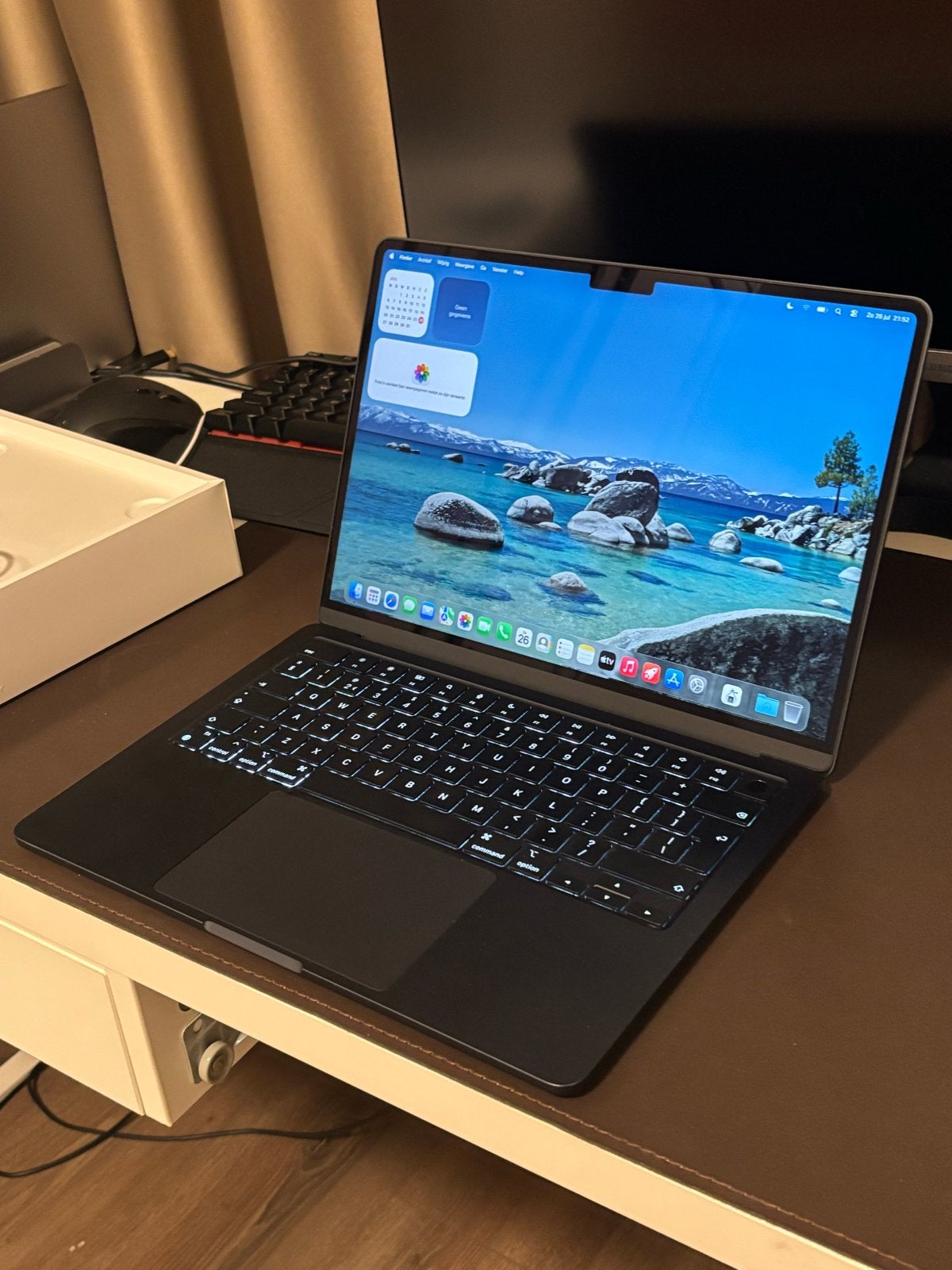 MacBook Air M2 13,6 inch Midnight, Computers en Software, Apple Macbooks, Zo goed als nieuw, MacBook Air, 13 inch, Ophalen