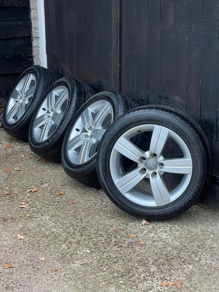 Originele Audi a3 a4 TT Caddy velgen 5x112 17? zomer set 5mm, Niet ingevuld, Gebruikt, Banden en Velgen, Niet ingevuld