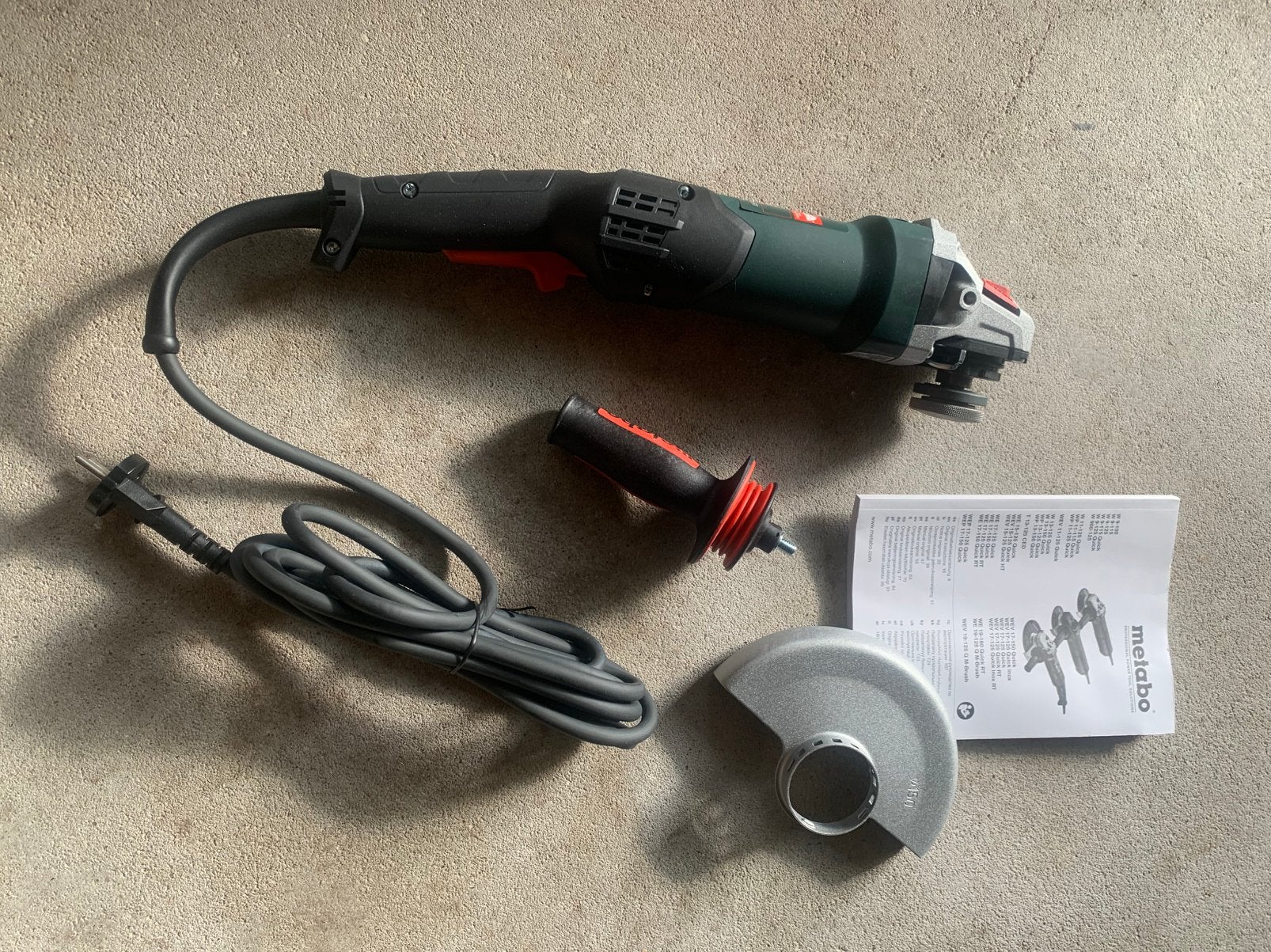 Metabo WE 17-150 Quick RT Haakse Slijper 150mm 1750W NIEUW, Metabowerke GmbH, Haakse handslijpmachine, Nieuw, Ophalen of Verzenden