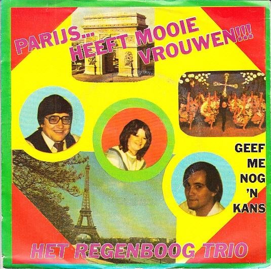 het regenboog trio - parijs ... heeft mooie vrouwen (1984), 7 inch, Single, Ophalen of Verzenden, Zo goed als nieuw
