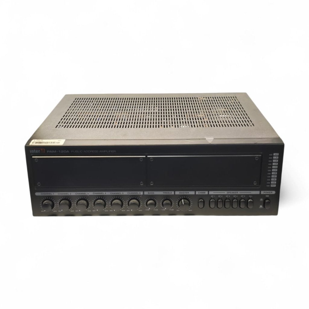 INTER-M PAM-120 Mixer/Versterker Black | Nette Staat, Flex Ltd., Gebruikt, https://flex.com/contact-us, Nobelstraat 10, 5807 GA Oostrum LB, Limburg, Nederland