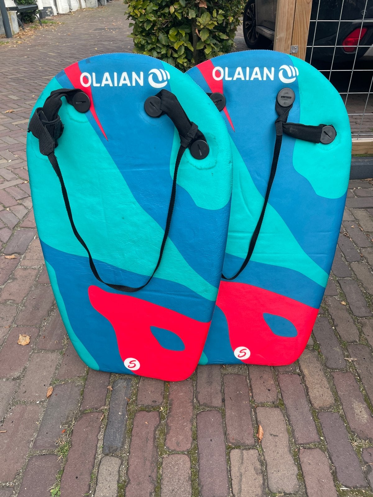 2x Bodyboard Decathlon Olaian, Ophalen, Gebruikt, Overige typen, Met koord