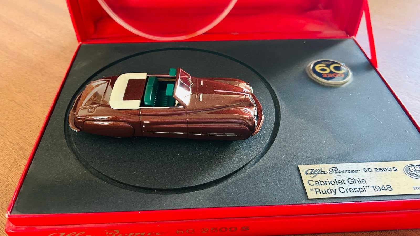 Alfa Romeo 6C 2500 S, Cabriolet Ghia, “Rudy Crespi” 1948., Ophalen of Verzenden, Nieuw, Auto, Overige merken