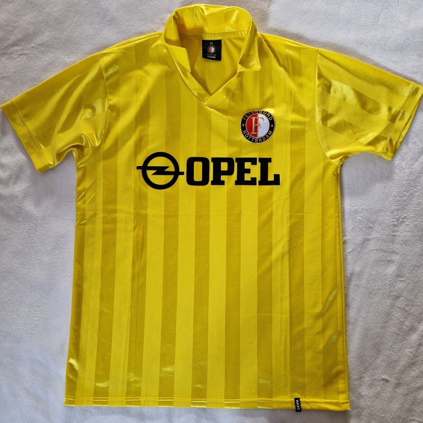 Feyenoord Opel shirt, Kleding | Heren, Sportkleding, Geel, Maat 56/58 (XL), Ophalen of Verzenden, Zo goed als nieuw