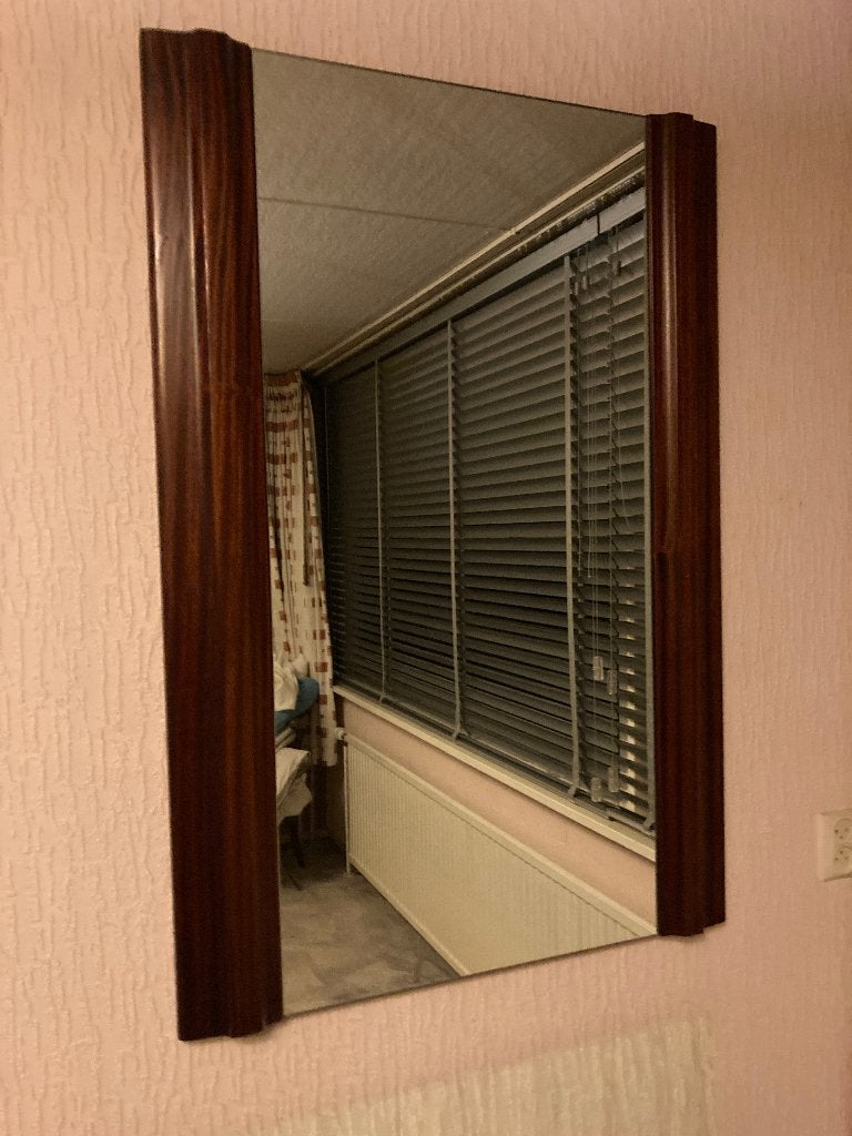 Wandspiegel, Huis en Inrichting, Ophalen, 100 tot 150 cm, Zo goed als nieuw, 75 tot 100 cm