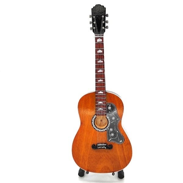 Elvis Presley hout gitaar 25cm mini guitar miniatuur deco