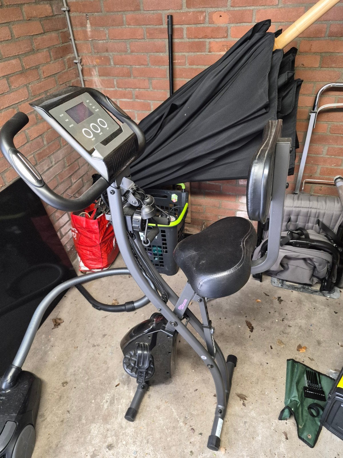 Opvouwbare hometrainer met rugleuning, Ophalen, Hometrainer