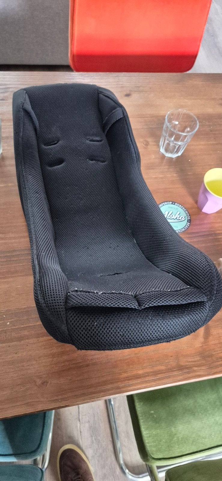 Zwart babyzitje voor urban arrow, Ophalen of Verzenden, 15 t/m 36 kg, Overige merken, Autogordel