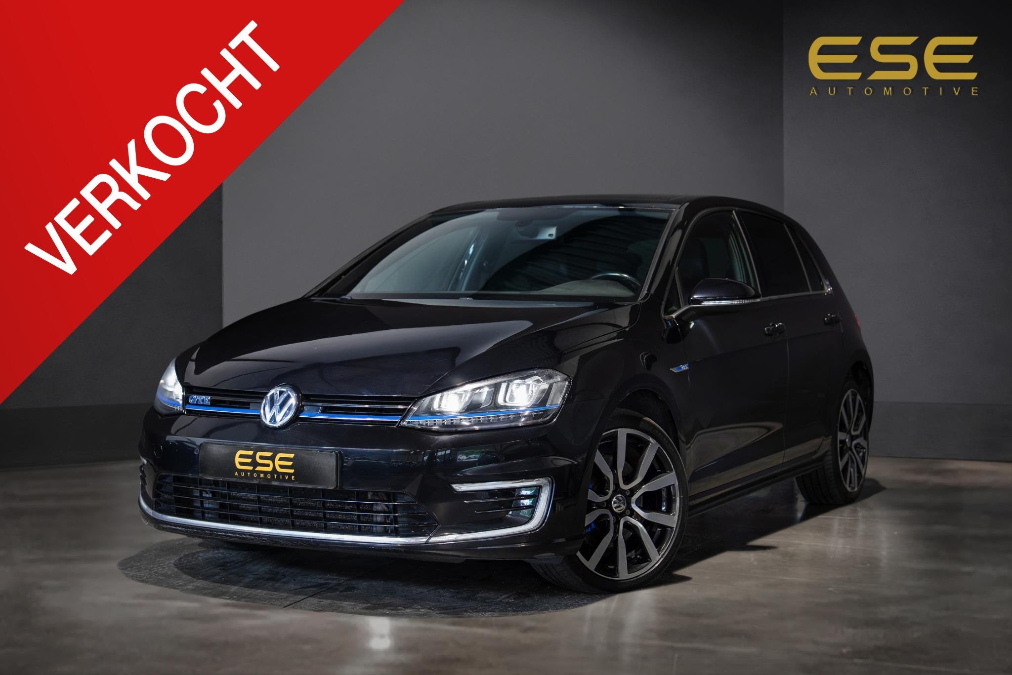 Volkswagen Golf 1.4 TSI GTE | Panorama | Leder | Navigatie, Auto's, Volkswagen, Stof, Gebruikt, 4 cilinders, Zwart