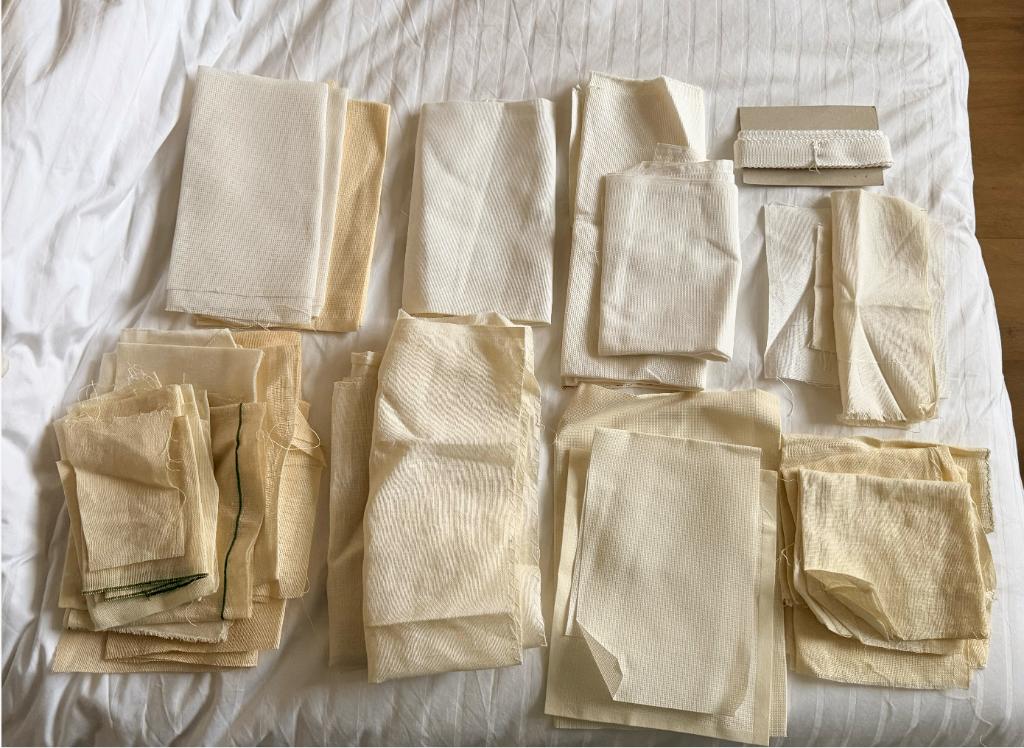 Partij luxe borduur linnen, ideaal voor borduren, Ophalen of Verzenden, Zo goed als nieuw, Handborduren, Overige typen