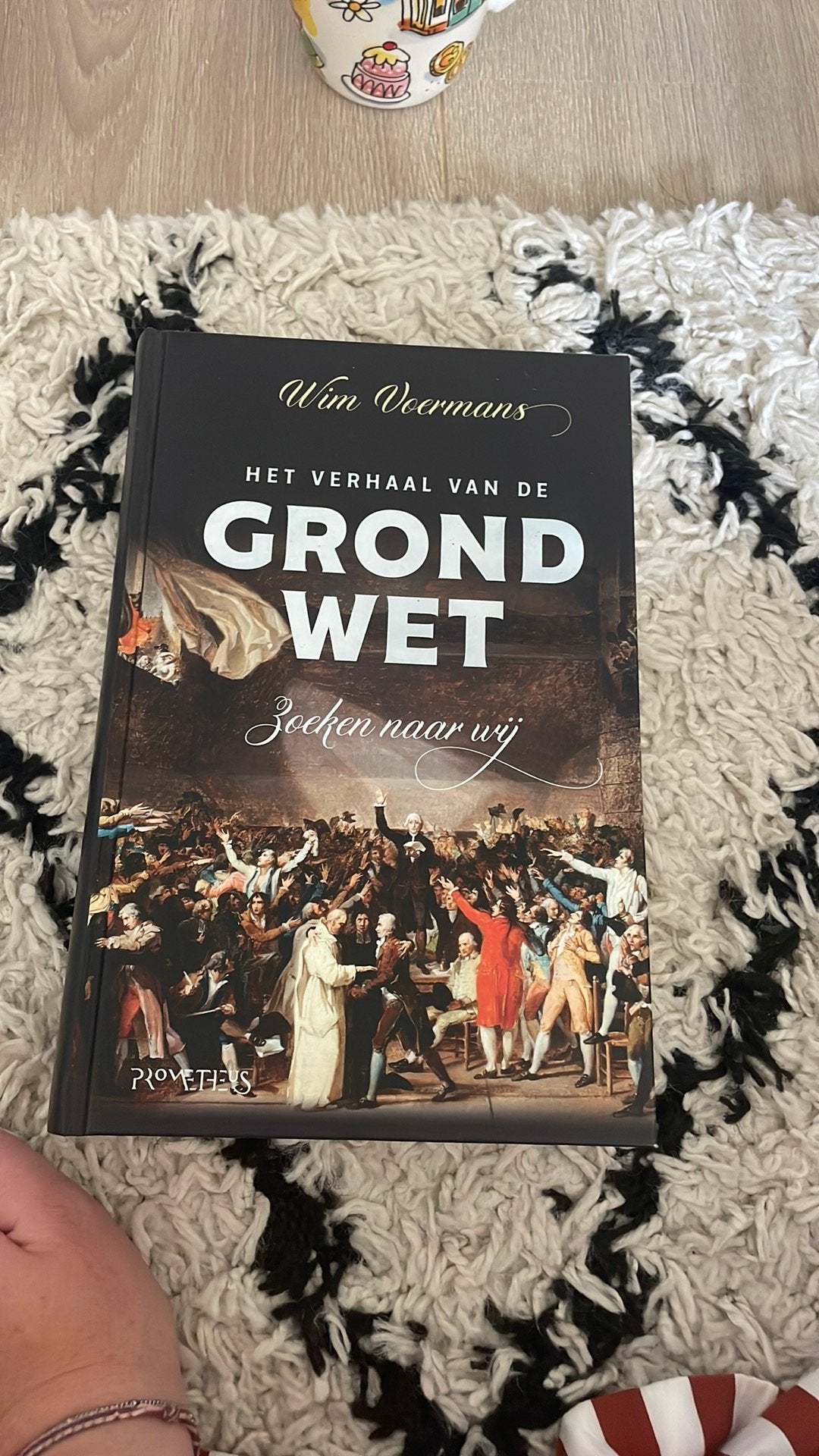 Het verhaal van de grondwet, 4de druk, Verzenden, Zo goed als nieuw, WO