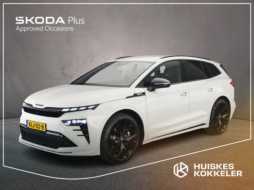 Skoda Enyaq 85X RS 340pk Automaat Trekhaak, Adaptive cruise, Auto's, Skoda, 568 km, 82 kWh, Vierwielaandrijving, Enyaq