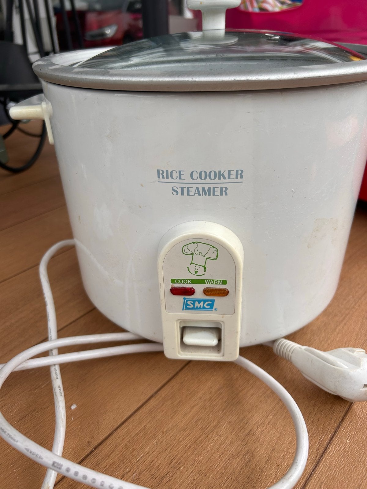 Handige Rijstkoker met Stoomfunctie - SMC, Gebruikt, ., Ophalen of Verzenden, .