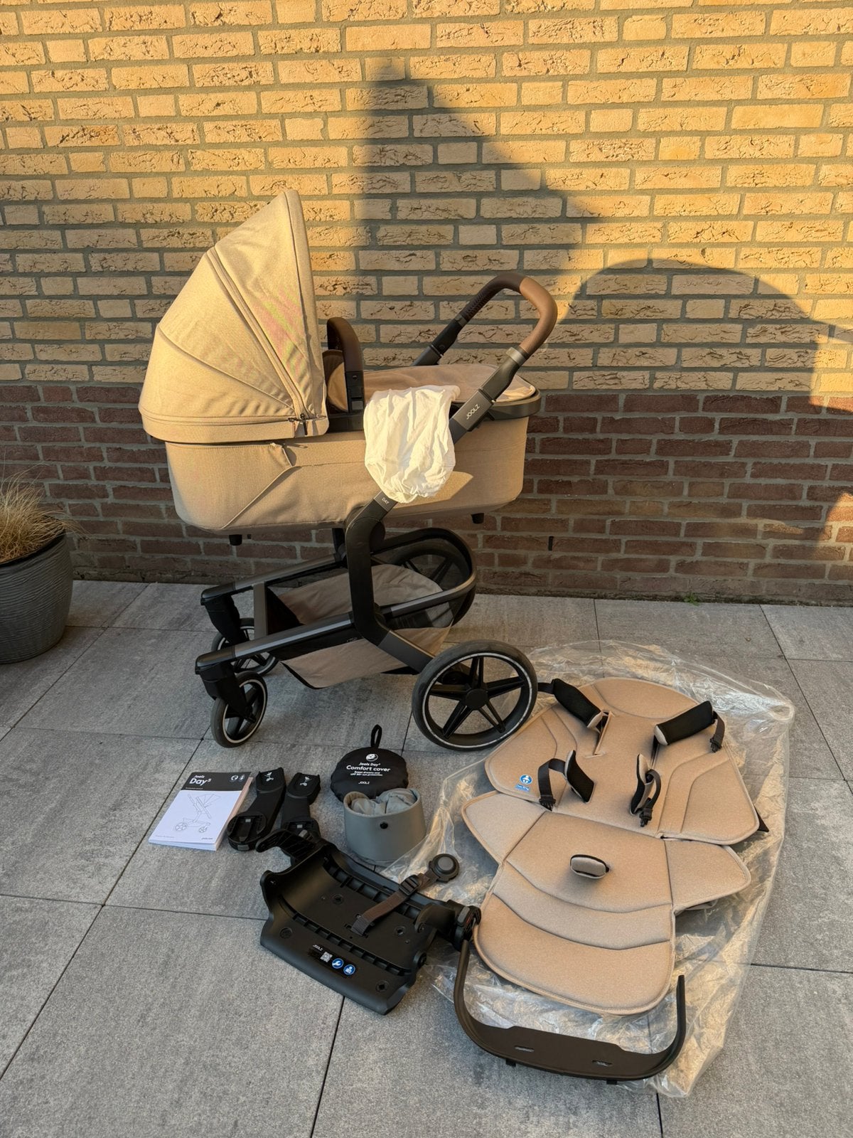 Zeer nette Joolz Day5 inclusief accessoires, Gebruikt, Verstelbare duwstang, Ophalen, Kinderwagen