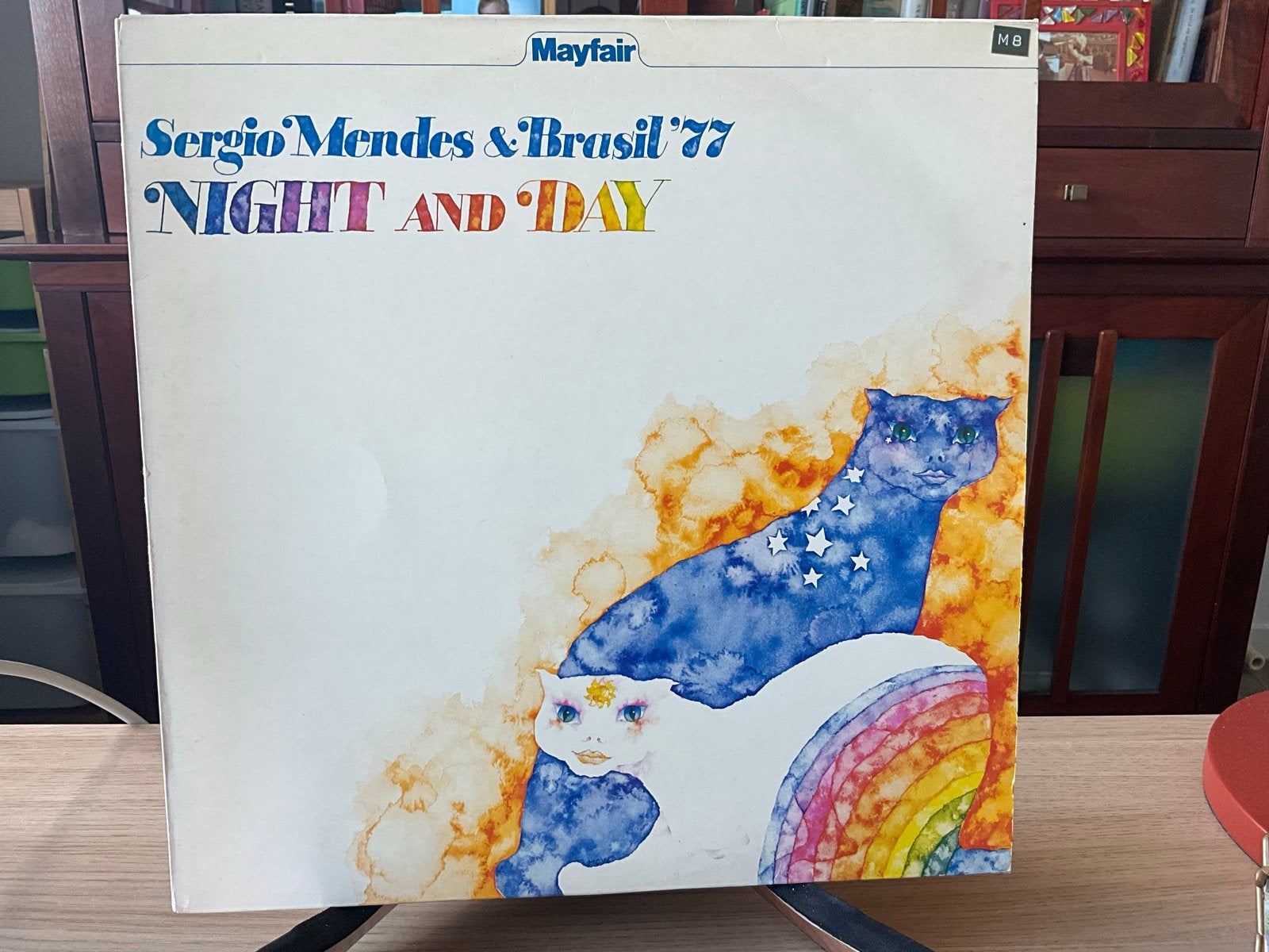 Sergio Mendes & Brasil '77 - Night and Day LP, LP, Gebruikt, Pop, Ophalen of Verzenden