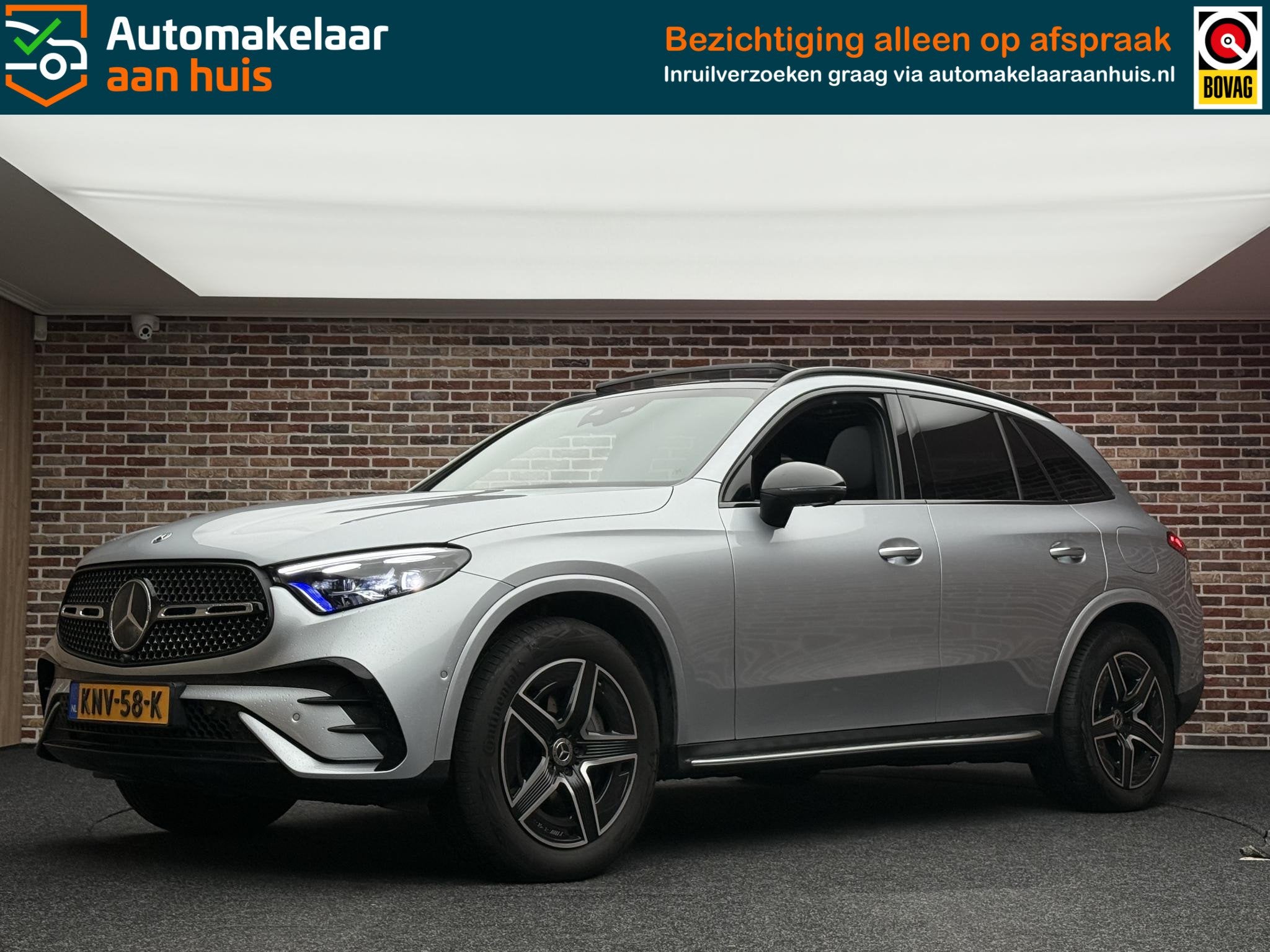 Mercedes-Benz GLC-klasse 400e 4MATIC AMG Line | Pano | 360 |, Auto's, Automaat, Dealer onderhouden, Gebruikt, 4 cilinders