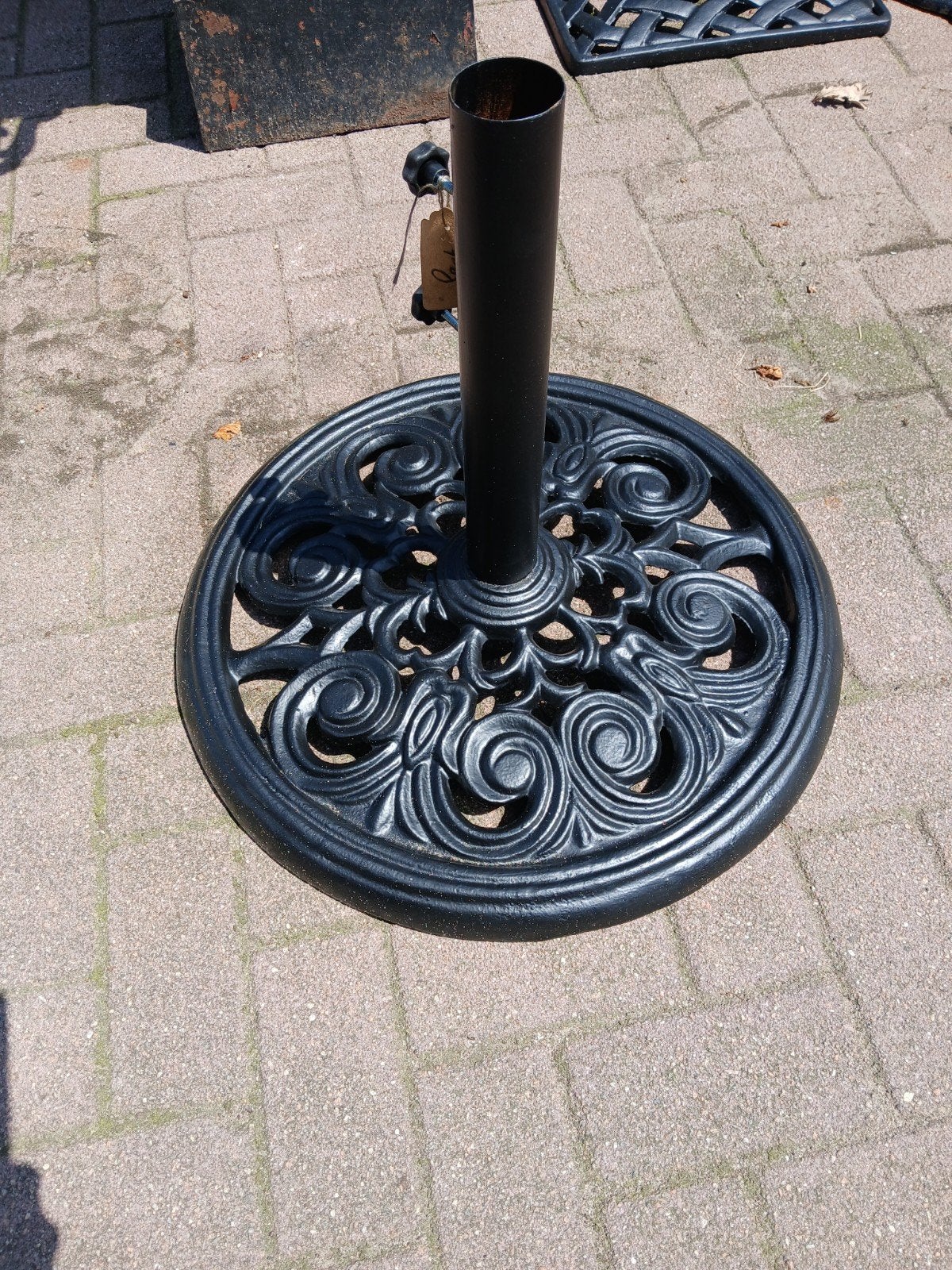 Gietijzeren parasolvoet, Ophalen, Minder dan 1 meter, Parasolvoet