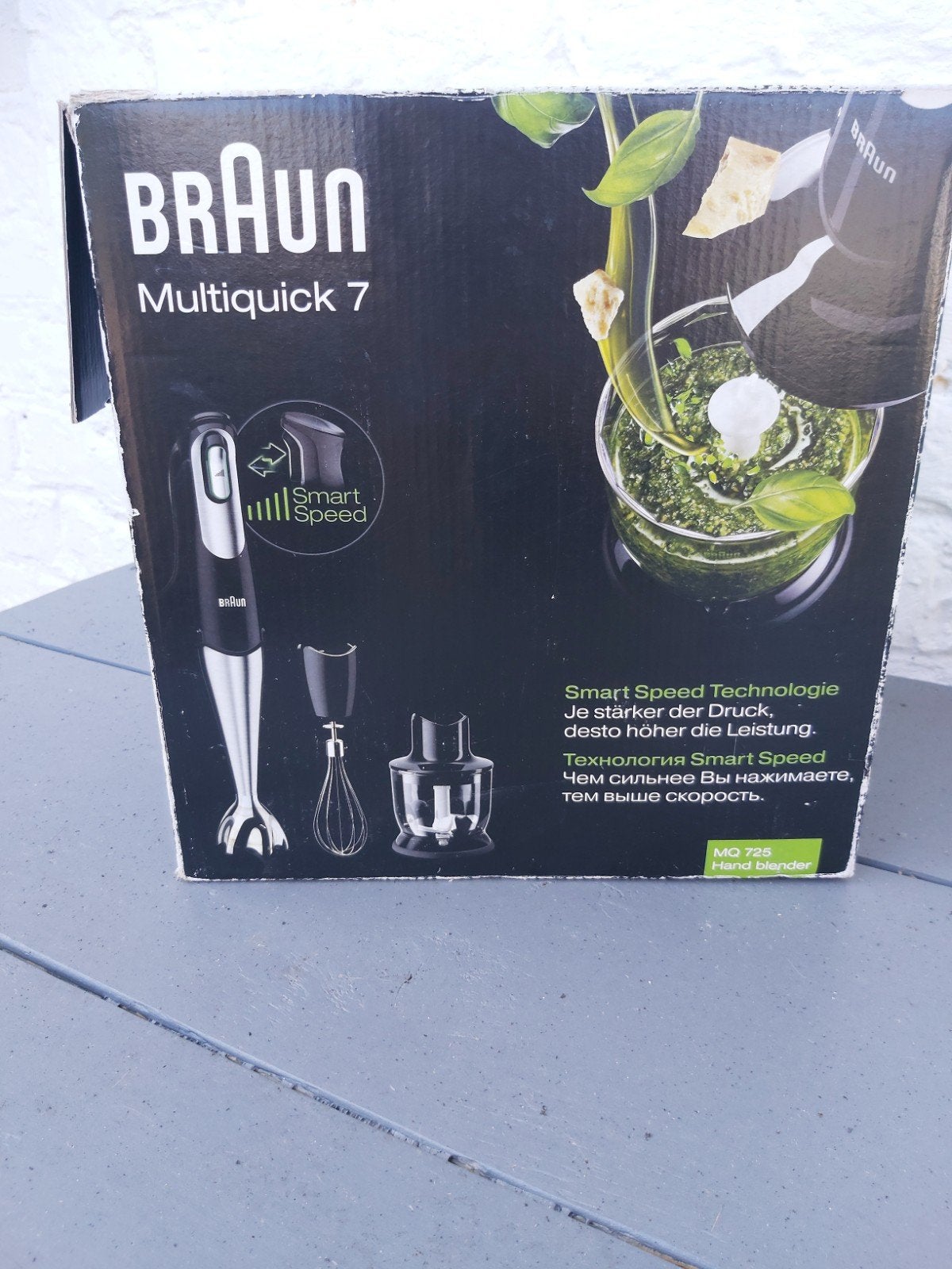 Braun Multiquick 7 MQ 725 Handblender goede staat, Ophalen, Gebruikt, Blender