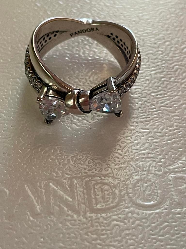 ~.~ Zilveren Pandora ring ~ maat 52 ~.~, Nieuw, Ophalen of Verzenden, Kleiner dan 17, Dame