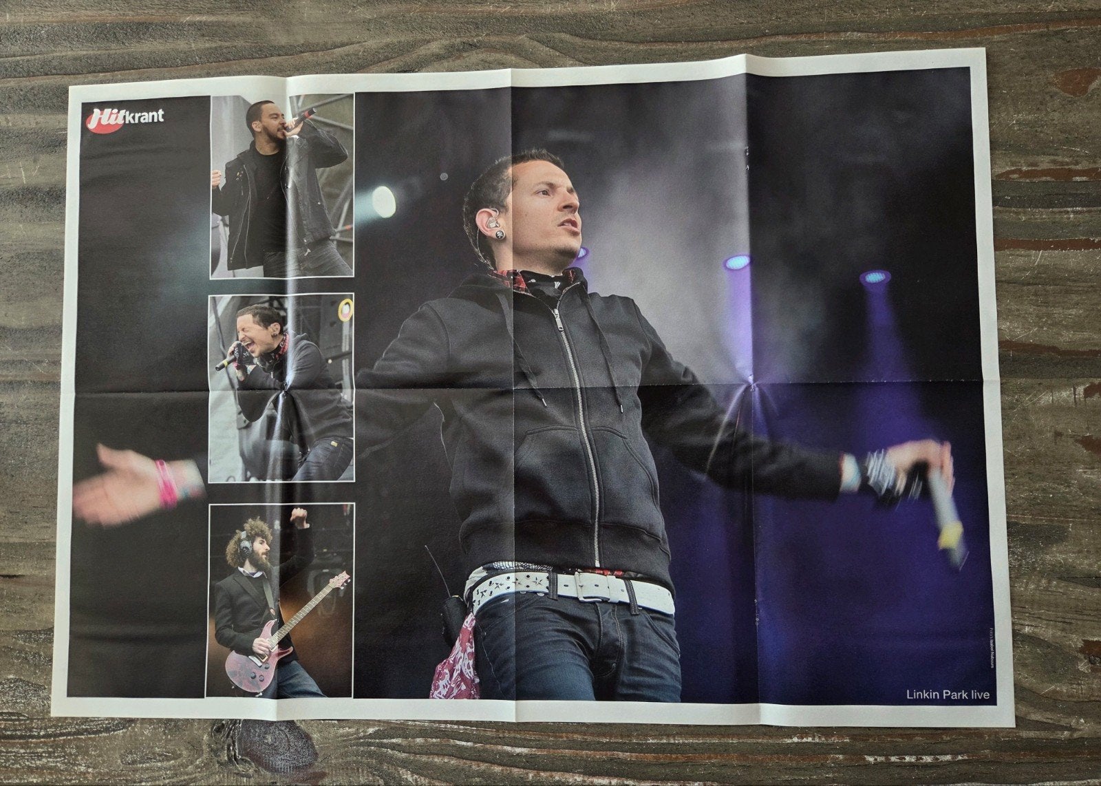 Linkin Park Live Poster, Verzamelen, Ophalen of Verzenden, Zo goed als nieuw, A1 t/m A3, Muziek