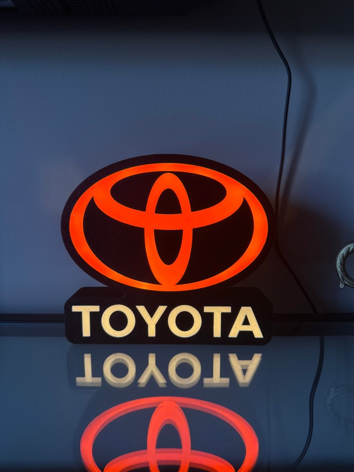 3D Geprinte Toyota Lightbox, Kunststof, LED, Overige typen, Ophalen of Verzenden