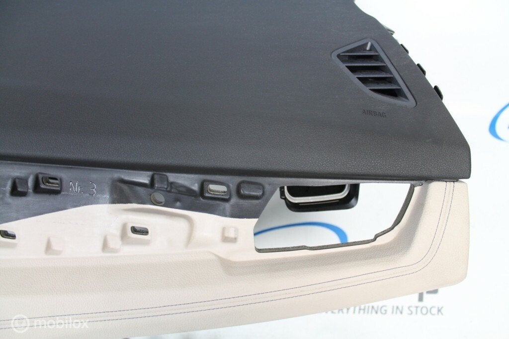 Airbag set - Dashboard beige zwarte stiksel BMW 2 F45 F46, Gebruikt, Ophalen of Verzenden