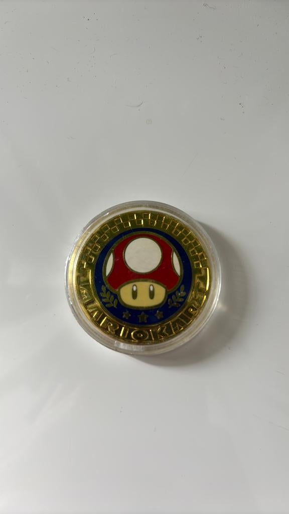Mario kart Toad munt (zeldzaam), Ophalen of Verzenden, Voor 1920