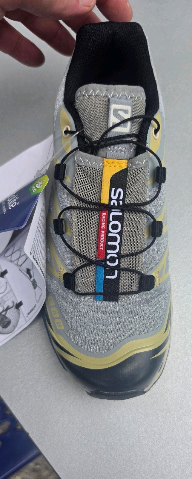 Salomon XT-6 Bleached Sand Cumin Sneakers 2023 Nieuw/ NEW, Kleding | Dames, Schoenen, Ophalen of Verzenden, Nieuw
