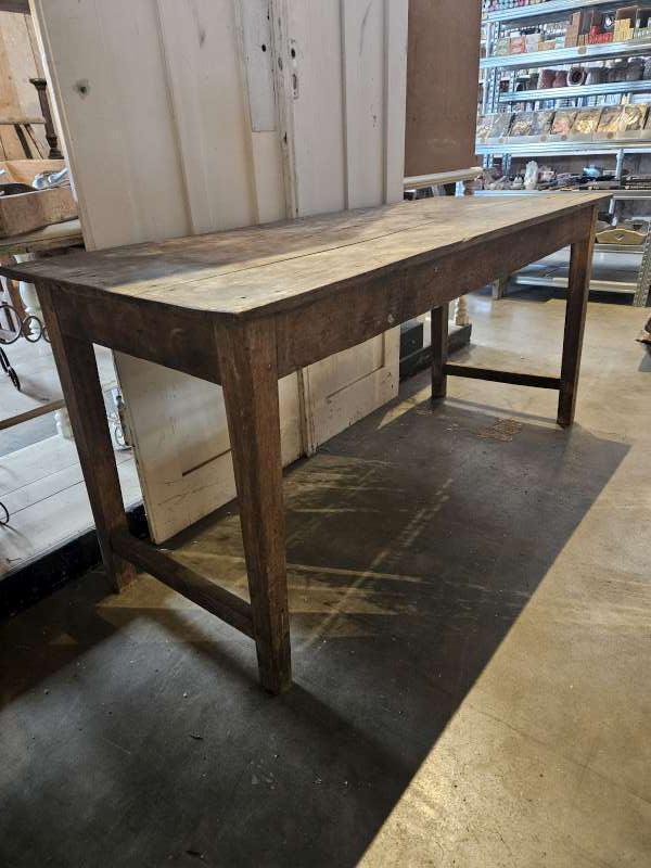 stoere landelijke eettafel ``WOONWINKEL RUSTIEK``, Ophalen, Gebruikt, 200 cm of meer, 50 tot 100 cm