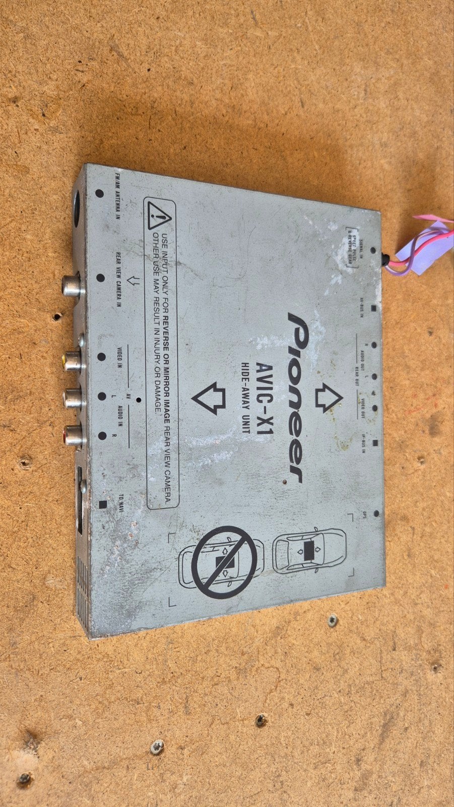 Pioneer avic x1 hideaway unit., Ophalen of Verzenden, Gebruikt