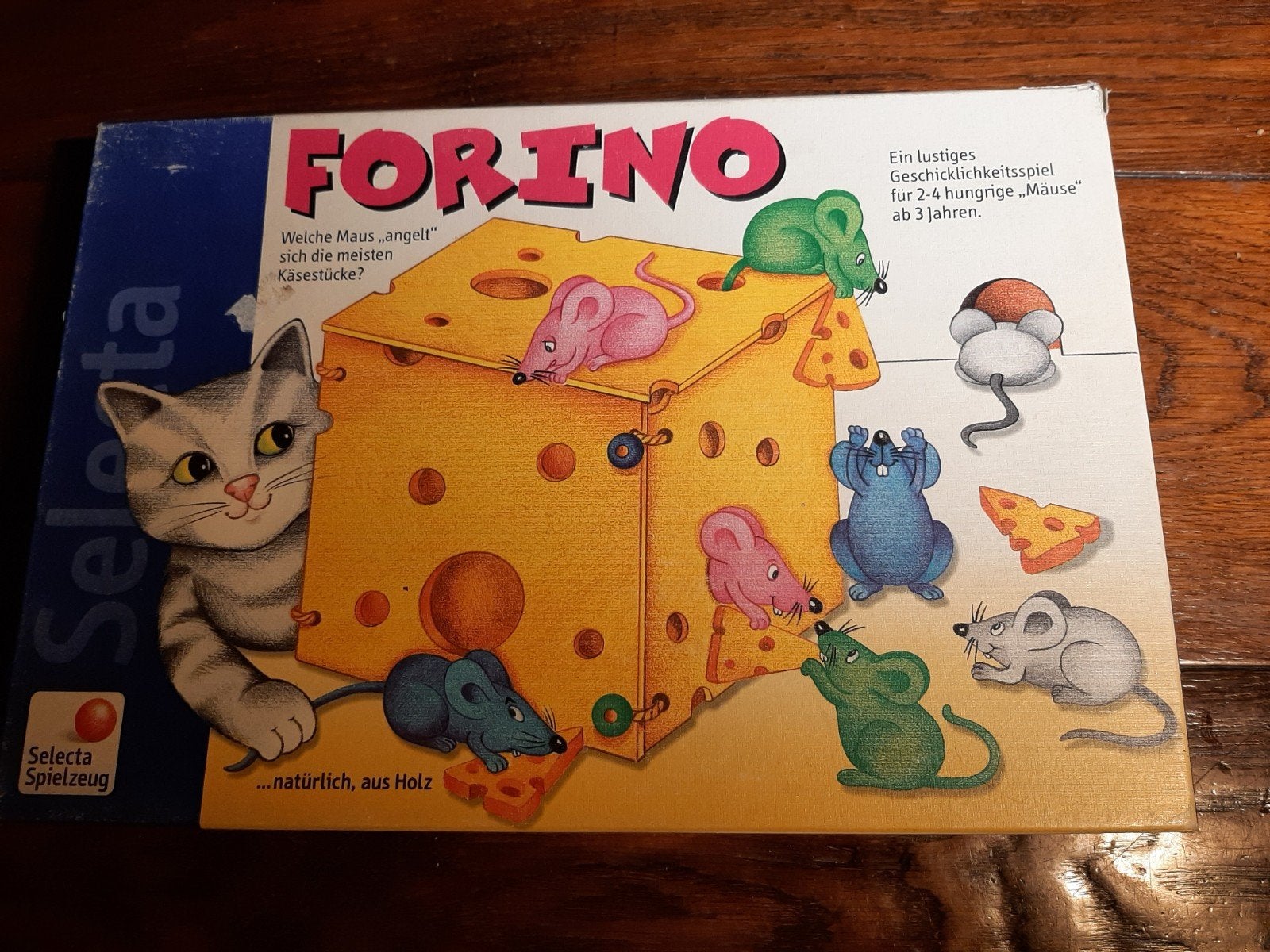 forino muizenspel, Ophalen, 2 tot 4 jaar, Gebruikt, 10 tot 50 stukjes