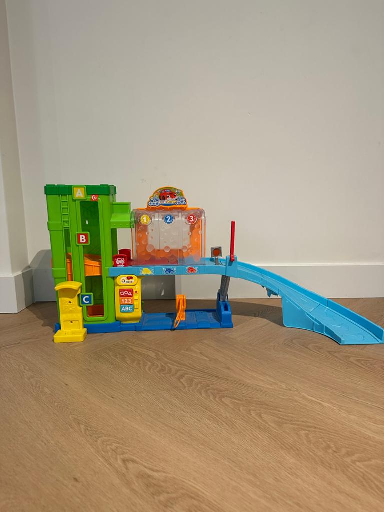Fisher-Price Little People Light-Up Learning Garage, Ophalen of Verzenden, Gebruikt, Speelset, Met licht