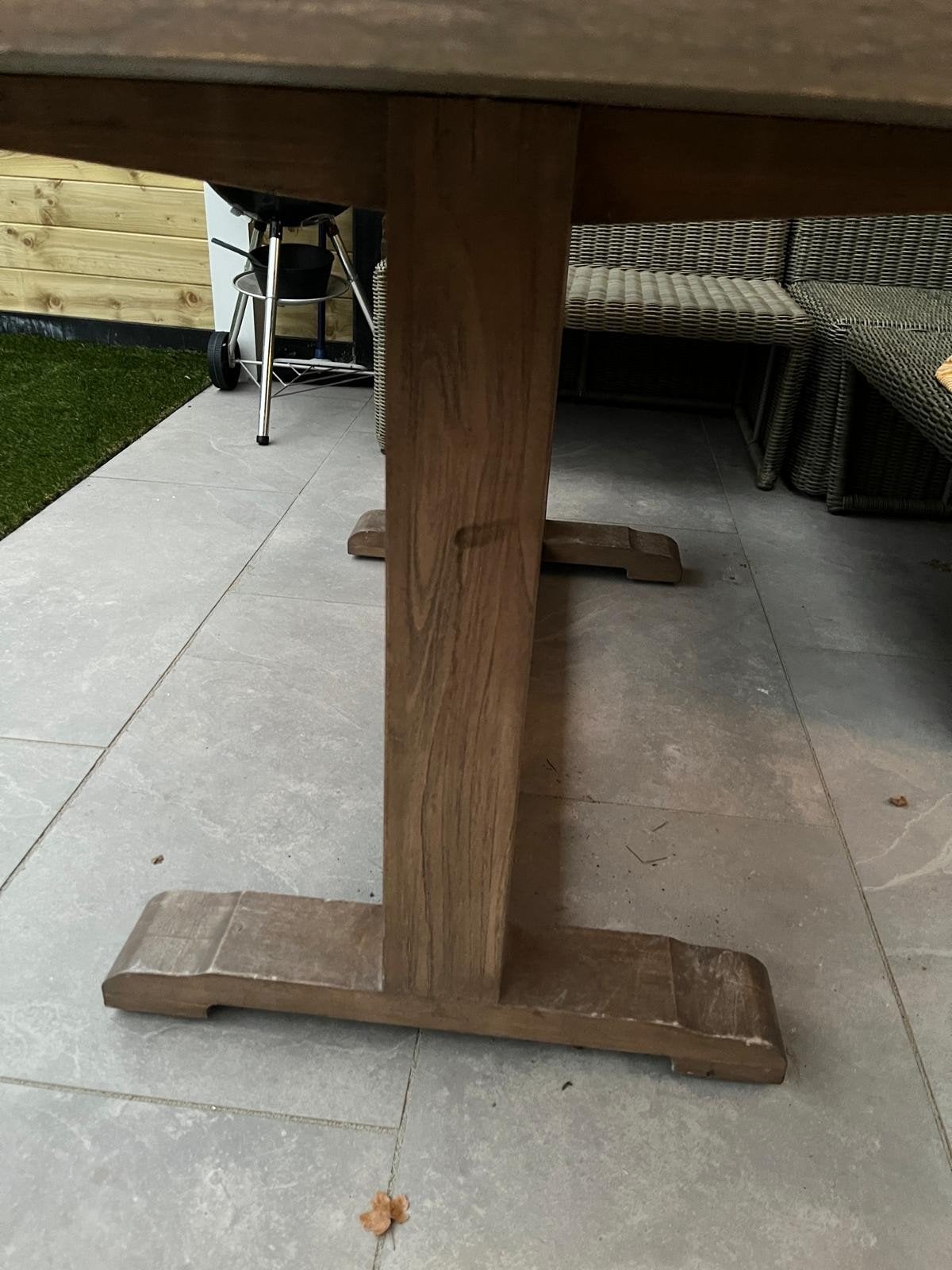 Foto 5 van houten tuintafel 170cm90cm80cm (lbh)