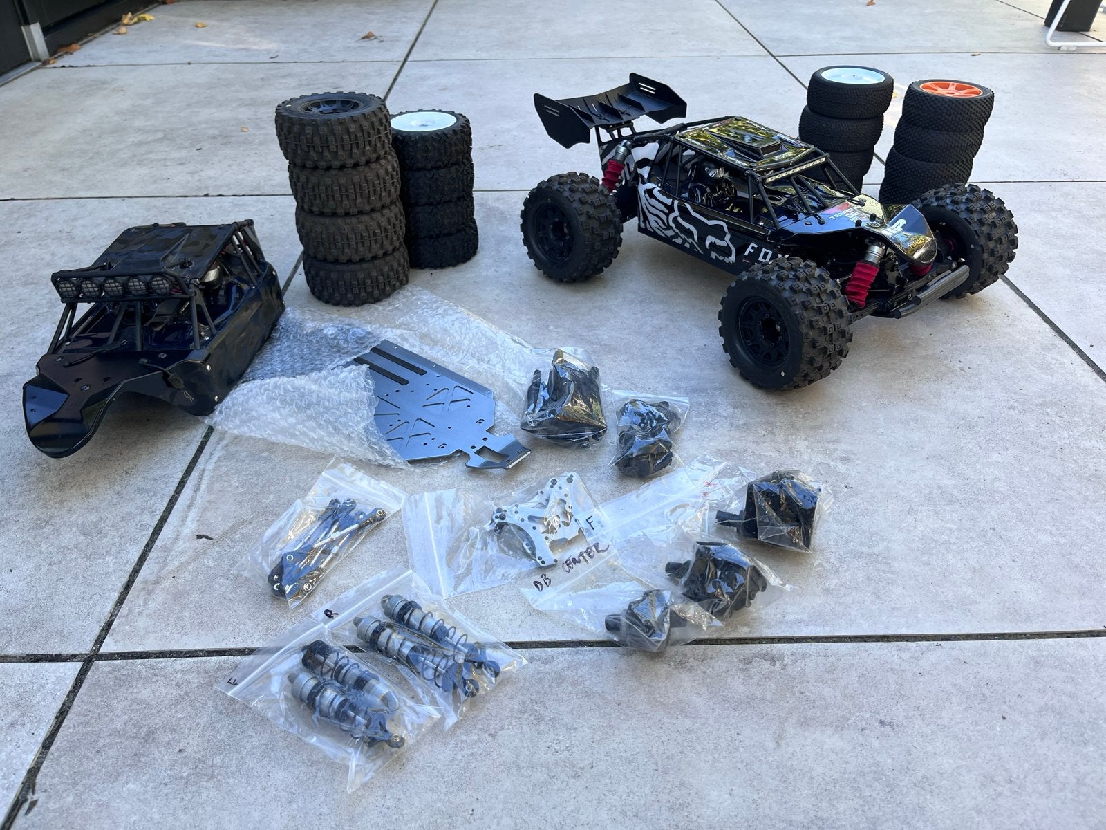 Losi DB Pro met veel extra onderdelen en chassis, Elektro, Gebruikt, Auto offroad, Ophalen of Verzenden