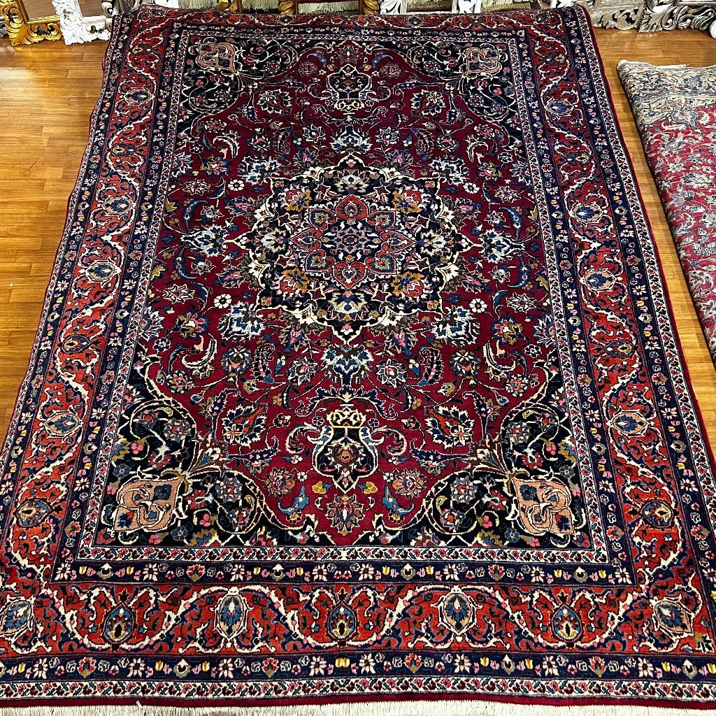 perzisch tapijt mashad – 348 x 248 cm – trendy vloerkleed, TTM Wonen, Meubels – (Perzische) Tapijten en Woonaccessoires, Ophalen of Verzenden